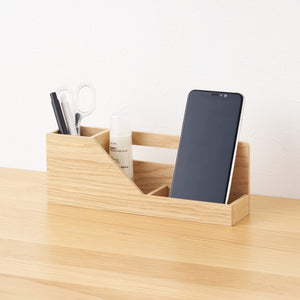 Mujirushi Ryohin Japan Wooden Desktop Toolbox 25.2X6X9Cm 44310267 - YOYO JAPAN