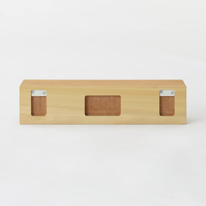 Mujirushi Ryohin Wall Mounted Oak Wood Shelf 44X12X10Cm - Made In Japan - YOYO JAPAN