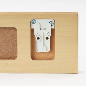 Mujirushi Ryohin Wall Attachable Furniture 3 Hangers Oak Wood 44X2.5X10Cm Japan - YOYO JAPAN