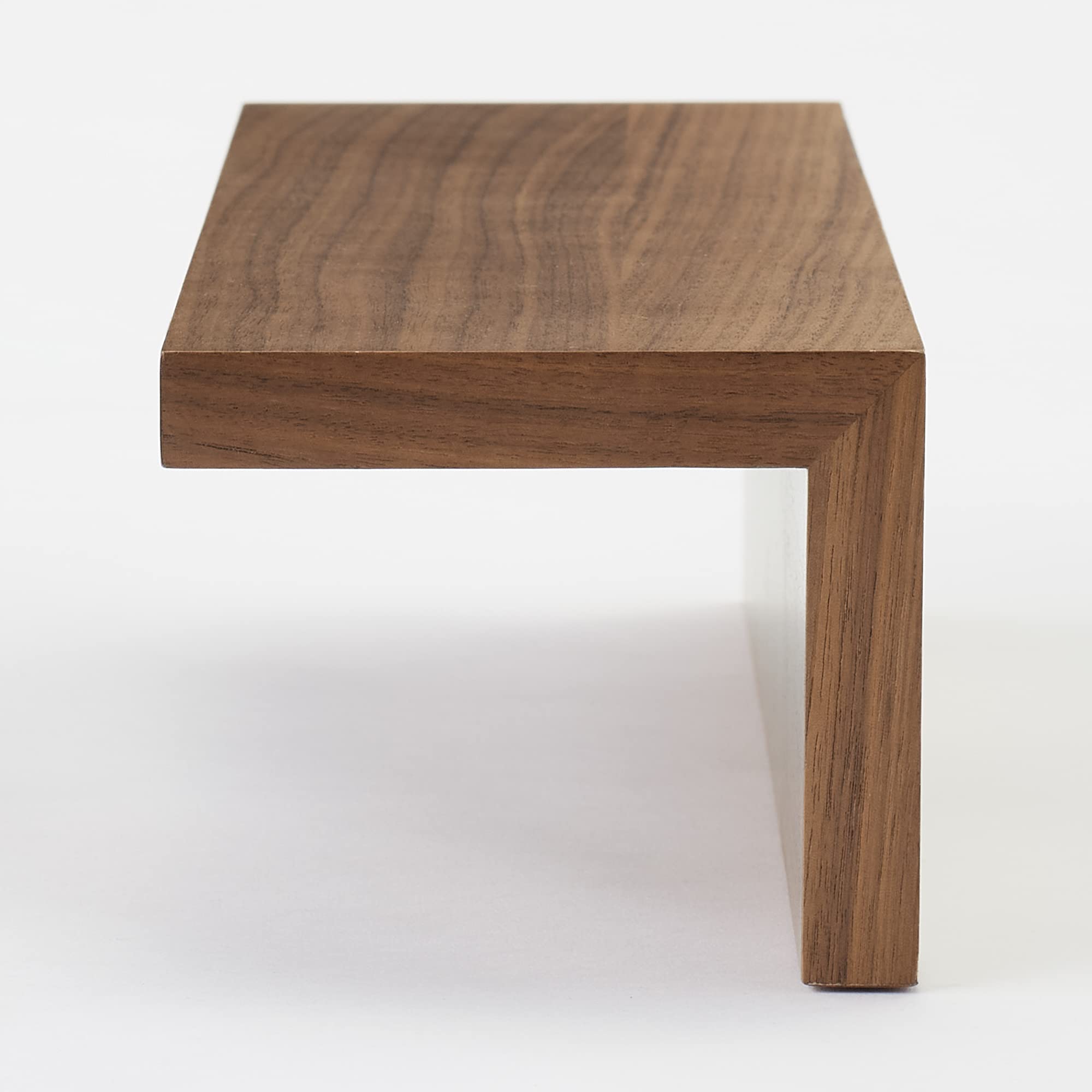 Mujirushi Ryohin Wall Mounted Furniture Shelf Walnut 44X12X10Cm Japan - YOYO JAPAN