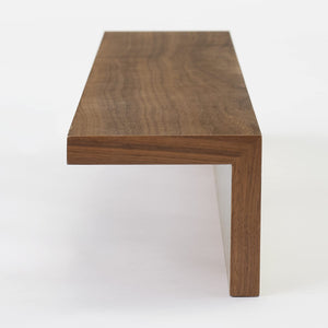 Mujirushi Ryohin Japan Walnut Wall Mounted Shelf 88X12X10Cm - 44505113 - YOYO JAPAN