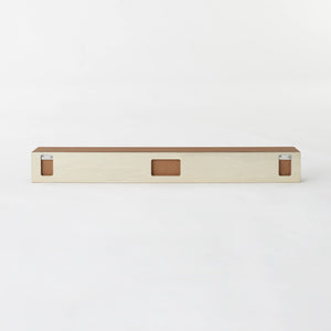 Mujirushi Ryohin Japan Walnut Wall Mounted Shelf 88X12X10Cm - 44505113 - YOYO JAPAN