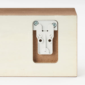 Mujirushi Ryohin Japan Walnut Wall Mounted Shelf 88X12X10Cm - 44505113 - YOYO JAPAN