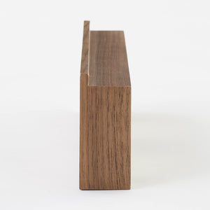 Mujirushi Ryohin Wall-Attached Furniture Walnut 44X4X9Cm - Made In Japan - YOYO JAPAN