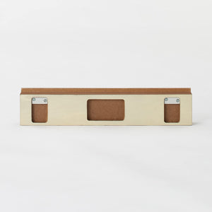 Mujirushi Ryohin Wall-Attached Furniture Walnut 44X4X9Cm - Made In Japan - YOYO JAPAN