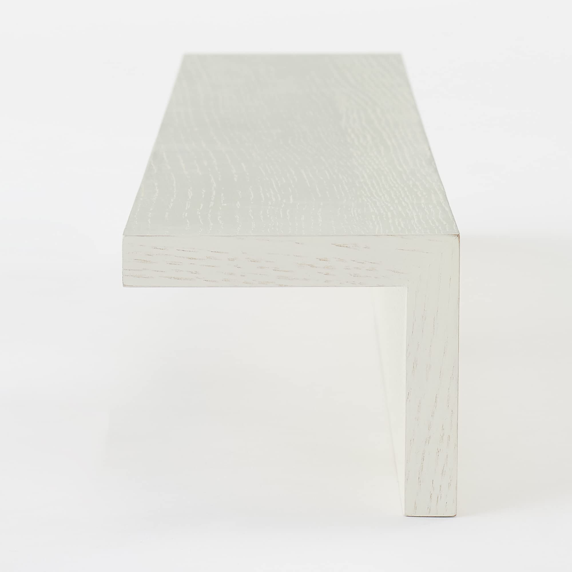 Mujirushi Ryohin Wall Mounted Shelf Oak Light Gray 88X12X10Cm Japan - YOYO JAPAN