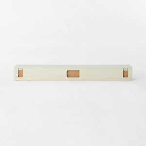 Mujirushi Ryohin Wall Mounted Shelf Oak Light Gray 88X12X10Cm Japan - YOYO JAPAN