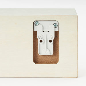 Mujirushi Ryohin Wall Mounted Shelf Oak Light Gray 88X12X10Cm Japan - YOYO JAPAN