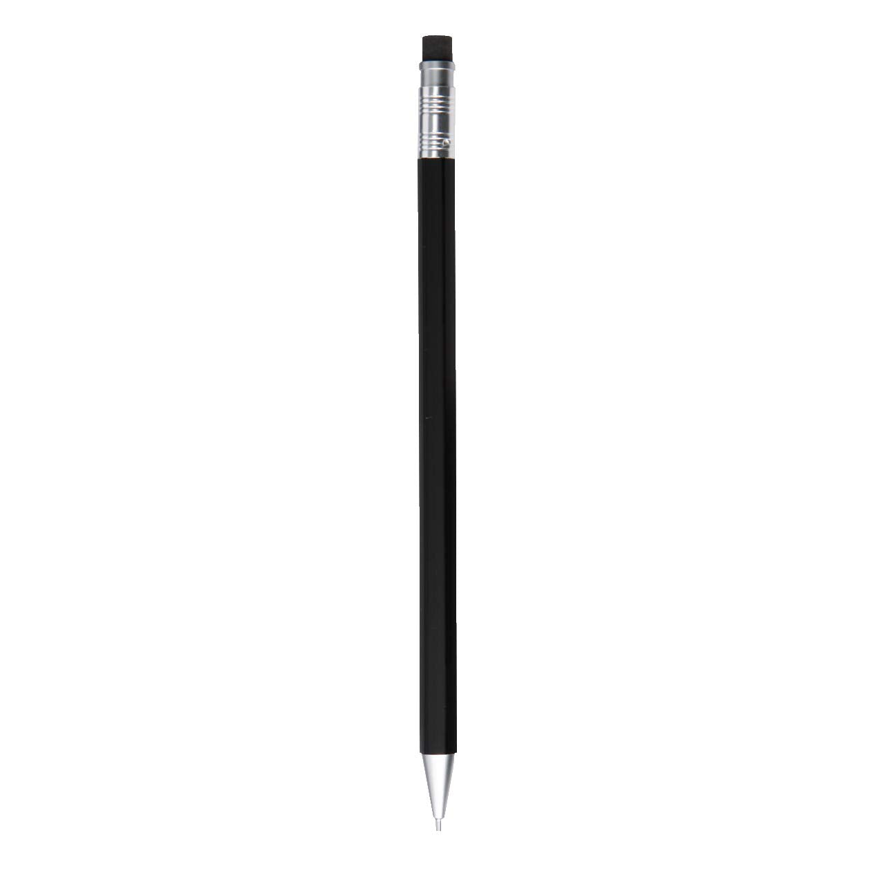 Mujirushi Ryohin Wooden Hex Mechanical Pencil Black Core 0.5Mm - Japan - YOYO JAPAN