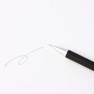 Mujirushi Ryohin Wooden Hex Mechanical Pencil Black Core 0.5Mm - Japan - YOYO JAPAN