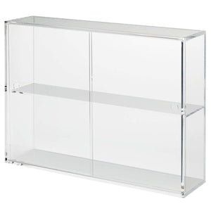 Mujirushi Ryohin Acrylic Collection Stand Sliding Door Large 33.6X8.4X24.4Cm Japan 02856113 - YOYO JAPAN