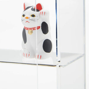 Mujirushi Ryohin Japan Acrylic Collection Stand W/ Sliding Door Small 25.2X8.4X18.4Cm 02856120 - YOYO JAPAN