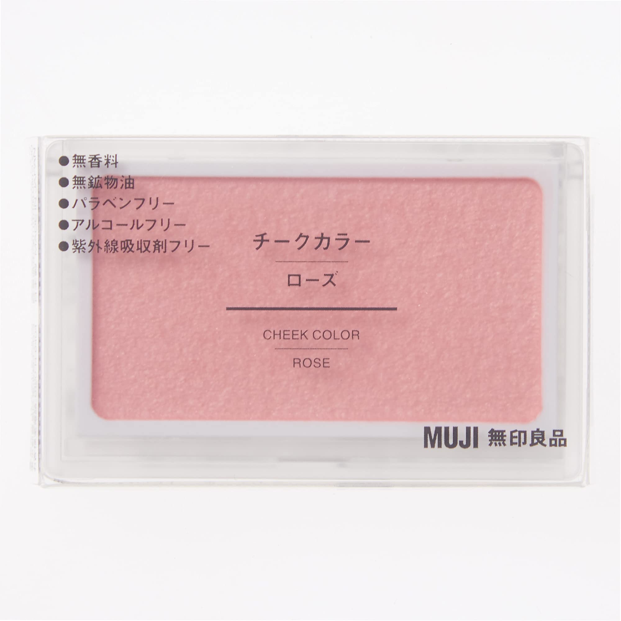 Muji Cheek Color Rose 02546076 - Unscented 4.6G - YOYO JAPAN