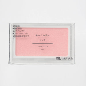 Muji Unscented Pink Cheek Color 4.6G - Makeup for a Natural Glow - YOYO JAPAN
