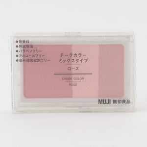 Muji Cheek Color Mix Type Rose 4.7G - YOYO JAPAN