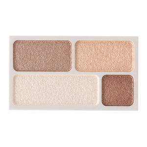 Muji Eye Shadow 4-Color Palette in Brown 4.5G - Long-lasting Eye Color - YOYO JAPAN