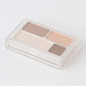 Muji Eye Shadow 4-Color Palette in Brown 4.5G - Long-lasting Eye Color - YOYO JAPAN