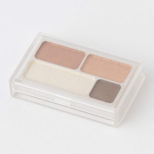 Muji Eye Color 4 Color Type Eye Shadow Gold Brown 4.5G - YOYO JAPAN