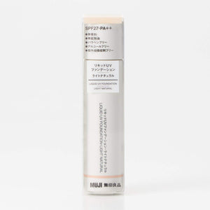 Muji Light Natural Liquid UV Foundation SPF27 PA++ 30ml - YOYO JAPAN