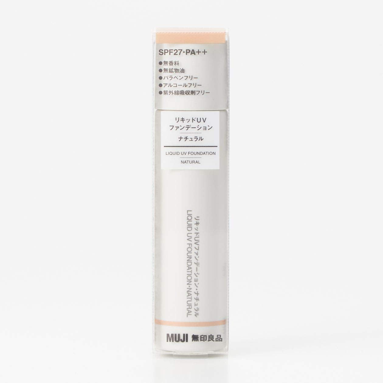 Muji Natural Liquid UV Foundation SPF27 PA++ 30ml - YOYO JAPAN