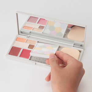 Muji Makeup M Size Palette Compact 163x71x15mm for Seamless Beauty Organization - YOYO JAPAN
