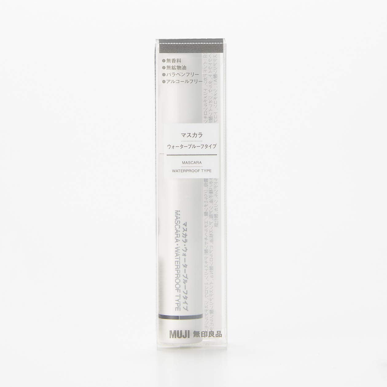 Muji Waterproof Black Mascara 8.6G - Long-Lasting Eye Makeup - YOYO JAPAN