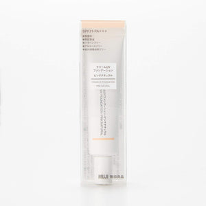 Muji Light Skin Tone UV Cream Foundation 30g Subtle Pink Hue - YOYO JAPAN