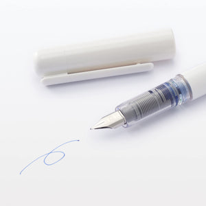 Muji 44596913 Fountain Pen Cartridge Blue Black 4 Pieces Japan Φ7.5Mm 58X - YOYO JAPAN