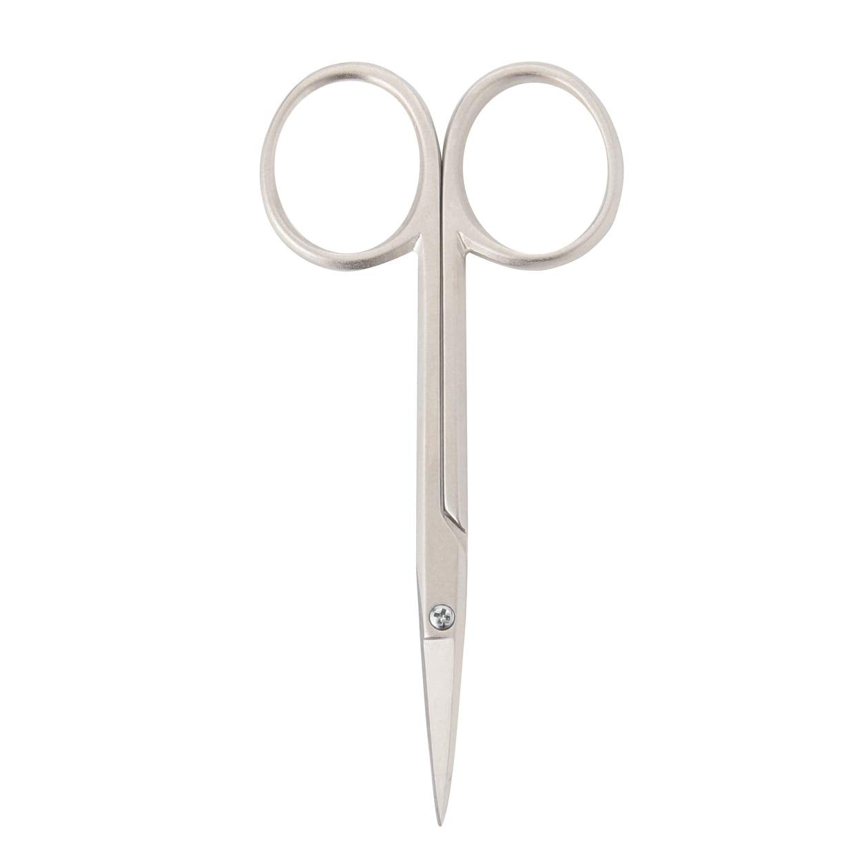 Muji Steel Eyebrow Scissors 90mm Length with Case Model 15844456 - YOYO JAPAN