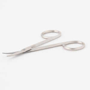 Muji Steel Eyebrow Scissors 90mm Length with Case Model 15844456 - YOYO JAPAN