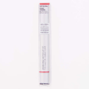 Muji Uv Lip Color Pink Beige Spf12 Pa+ 1.6G 02546182 - YOYO JAPAN