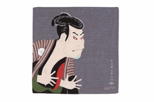 Musubi Furoshiki 48Cm Sumida River Sharaku Gray Made In Japan 20720-103 - YOYO JAPAN