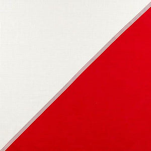 Musubi 70Cm Cotton Furoshiki Hare Wrapping Cloth - Red One Side - Japanese - YOYO JAPAN