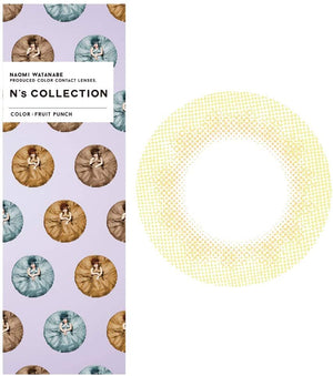 N'S Collection 10 Pieces Naomi Watanabe Produce Color Contacts Fruit Punch -3.50 Japan - YOYO JAPAN