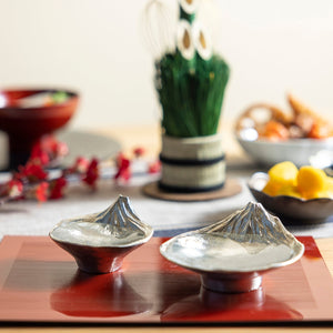 Nagae Gingado Tin Mount Fuji Sake Cup - YOYO JAPAN