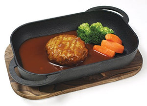 Asahi Nambu Ironware Oven Grill Pan H-400 (Japan Ih & Gas Compatible) - YOYO JAPAN