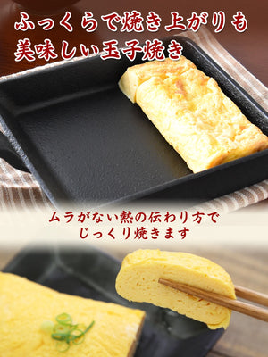 Nambu Ironware Tamagoyaki From And Seiyu Factory In Japan - YOYO JAPAN