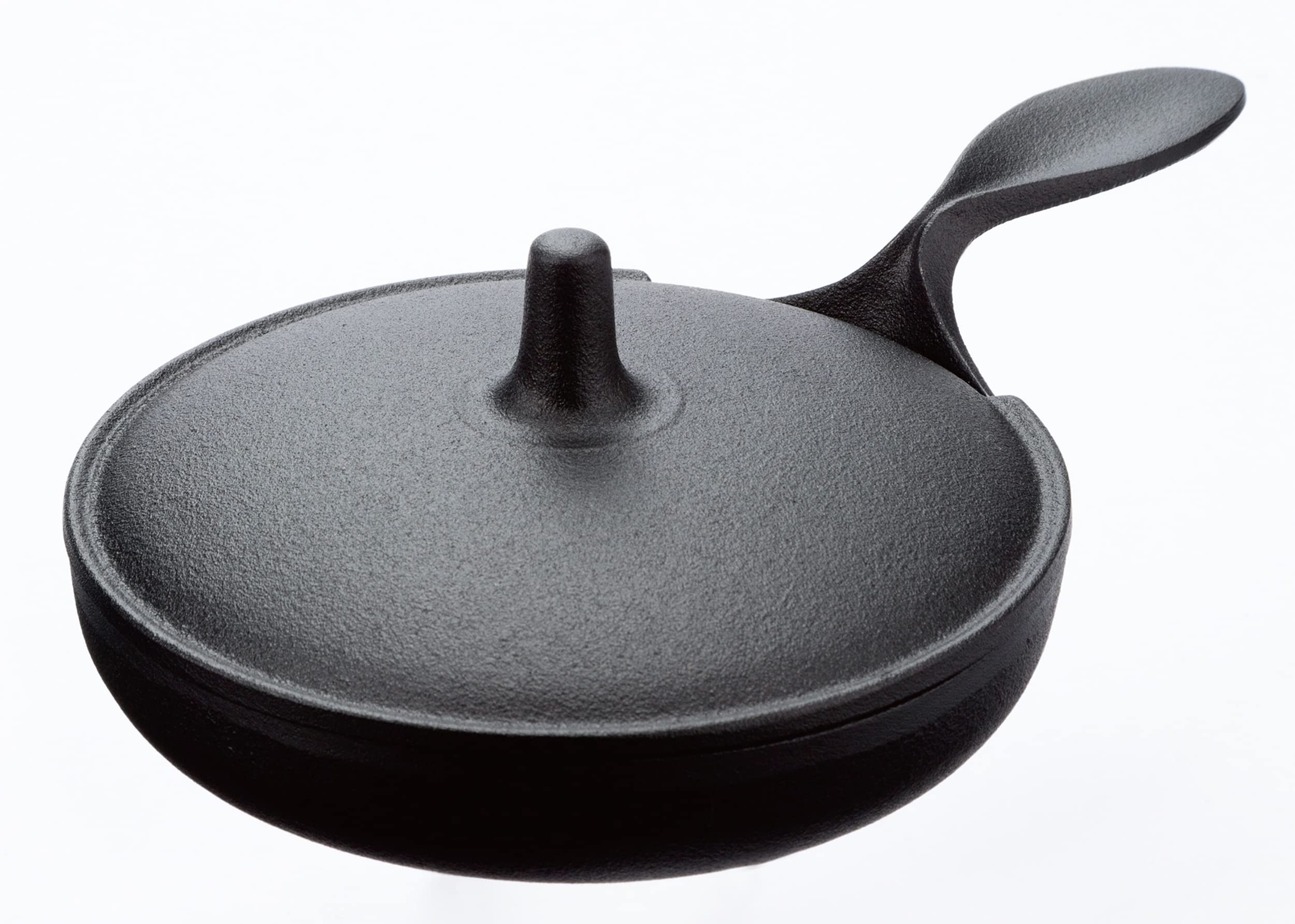 Eugen Nanbu Tekki Frying Pan Japan Ih Compatible 14Cm Mini Pan W/ Lid Ogasawara Rikucho - YOYO JAPAN