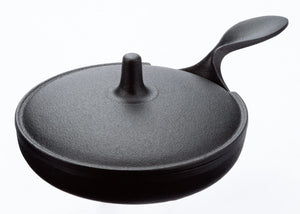 Eugen Nanbu Tekki Frying Pan Japan Ih Compatible 14Cm Mini Pan W/ Lid Ogasawara Rikucho - YOYO JAPAN