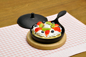 Eugen Nanbu Tekki Frying Pan Japan Ih Compatible 14Cm Mini Pan W/ Lid Ogasawara Rikucho - YOYO JAPAN