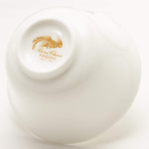 Narumi 9000-93391 White Tea Cup 210Cc Tableware For Chinese Cooking Microwave Safe Made In Japan - YOYO JAPAN