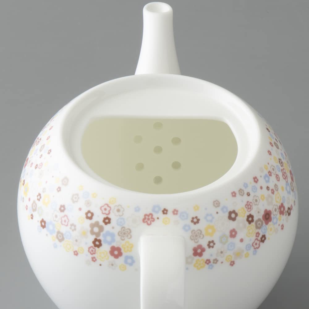 Narumi Japan Pot Portulaca Blue 660Cc Microwave Dishwasher Safe 52444-4664 - YOYO JAPAN