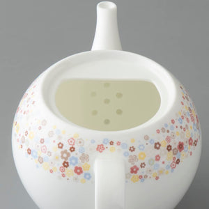 Narumi Japan Pot Portulaca Blue 660Cc Microwave Dishwasher Safe 52444-4664 - YOYO JAPAN