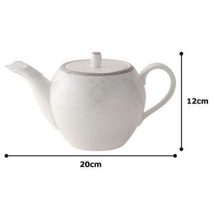Narumi Japan Tea Pot Milano Bianca 660Cc 51461-4664P - YOYO JAPAN