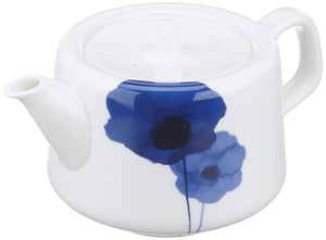 Narumi Blue Teapot 380Cc Japan Spring Field 52188-4724 - YOYO JAPAN
