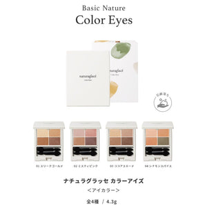 Naturaglace Color Eyes 01 Gold Eye Shadow Chip & Mirror - YOYO JAPAN