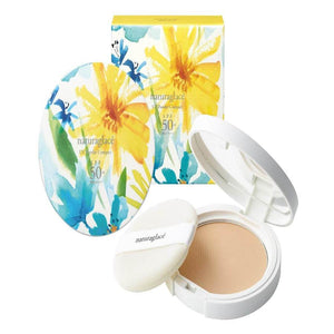 Naturaglace UV Powder Compact SPF50 PA++++ 12g - Japanese Face Makeup Base Products - YOYO JAPAN
