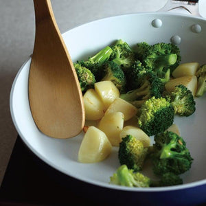 Natural Bamboo Kitchen Turner Japanese Wooden Spatula 300mm - YOYO JAPAN