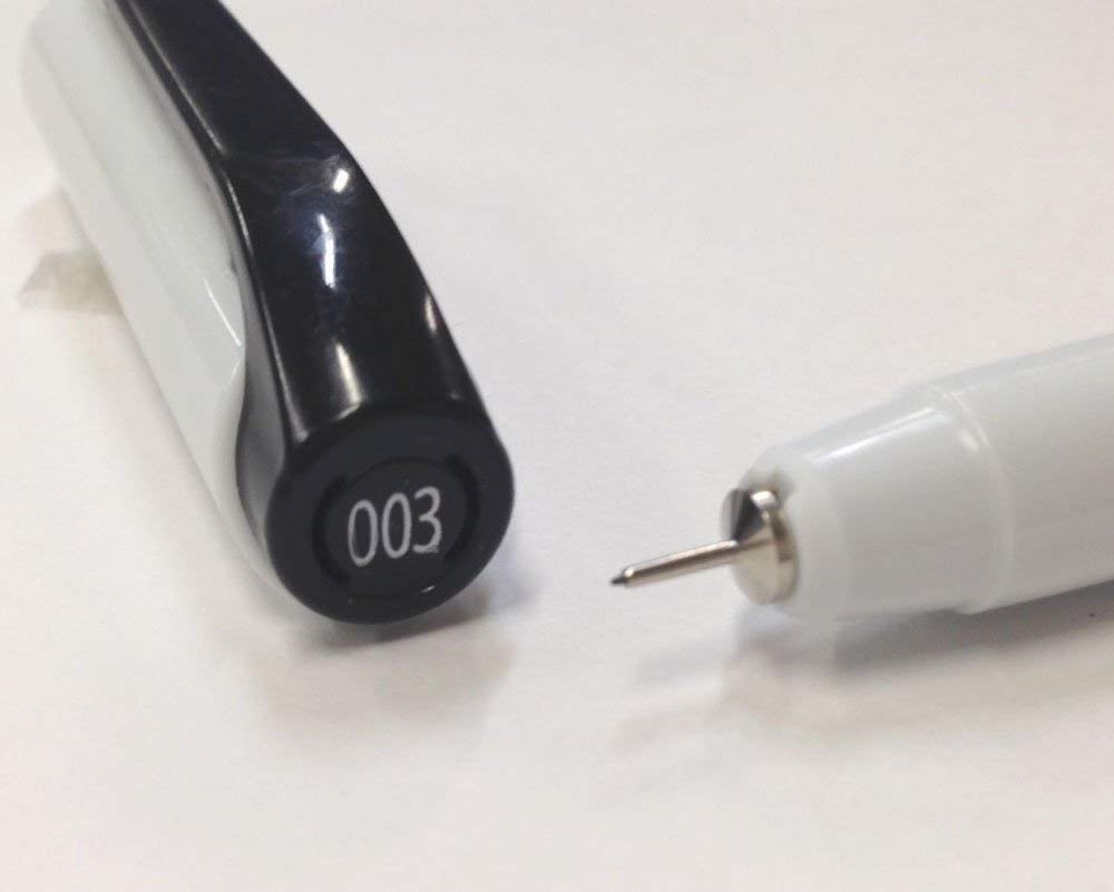 Deleter Neo Pico Line 3 Black Pen 0.03mm - Precision Drawing Tool - YOYO JAPAN