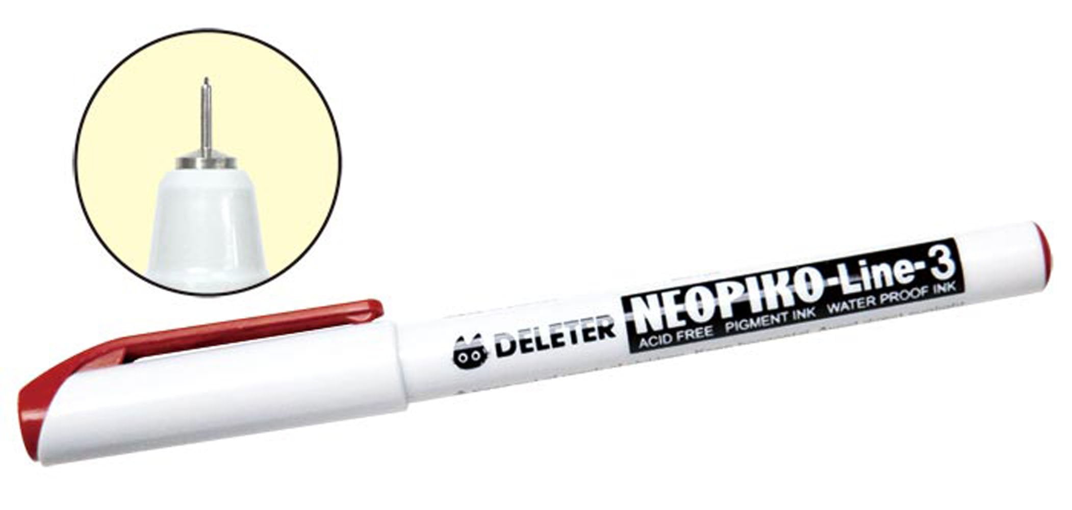 Deleter Neo Pico Line 3 Sepia 0.03mm Precision Drawing Pen - YOYO JAPAN